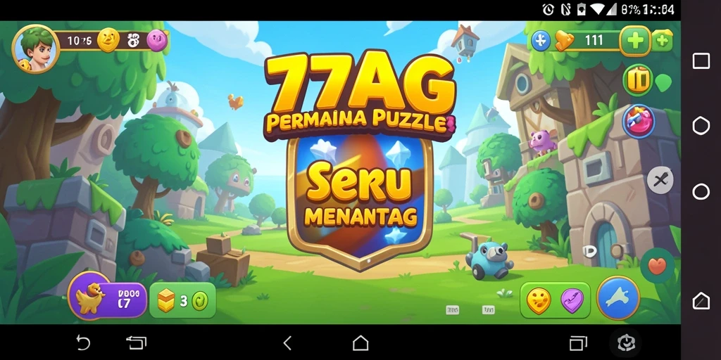 Screenshot gameplay <strong>77AG</strong> menampilkan puzzle yang menarik dan menantang.