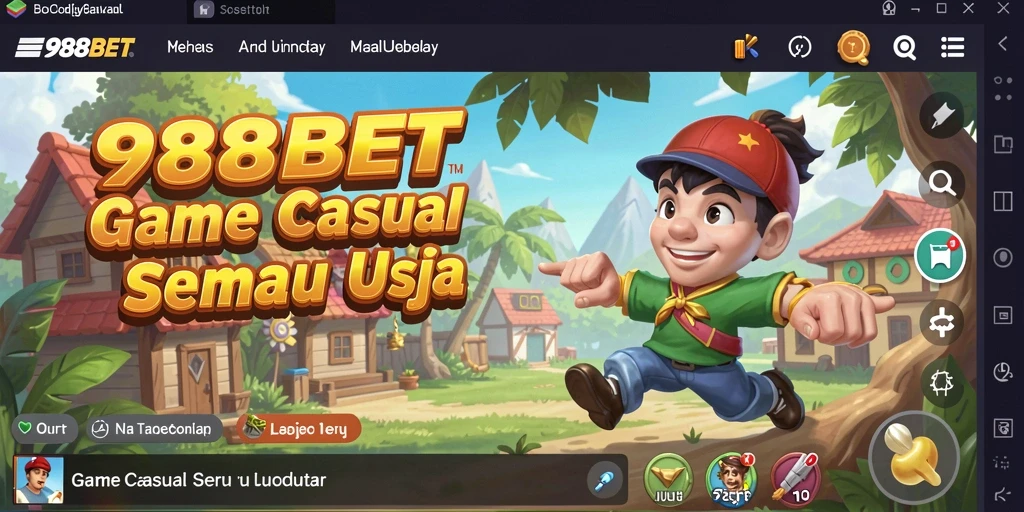 Screenshot utama 988BET yang menampilkan gameplay seru dan interaktif.