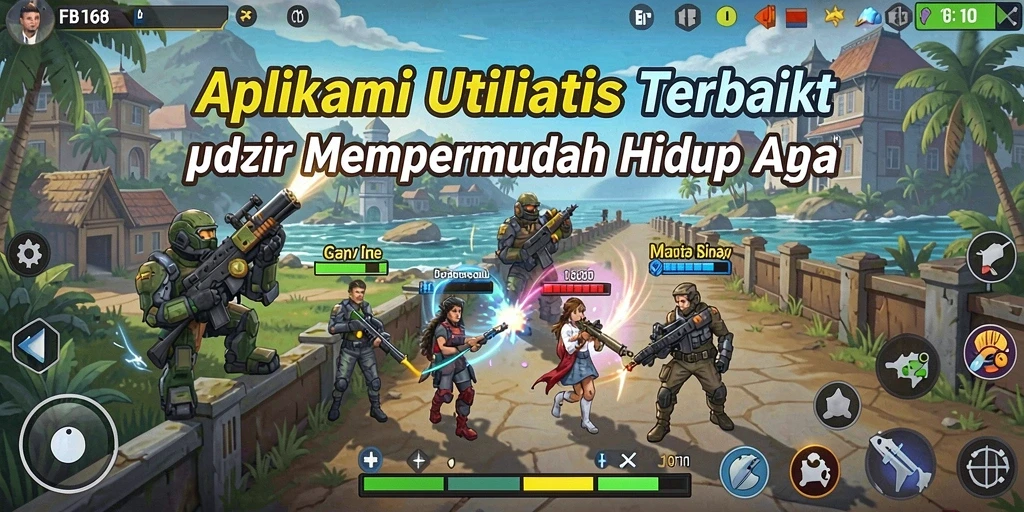 Tampilan antarmuka pengguna FB168 yang modern dan fungsional.