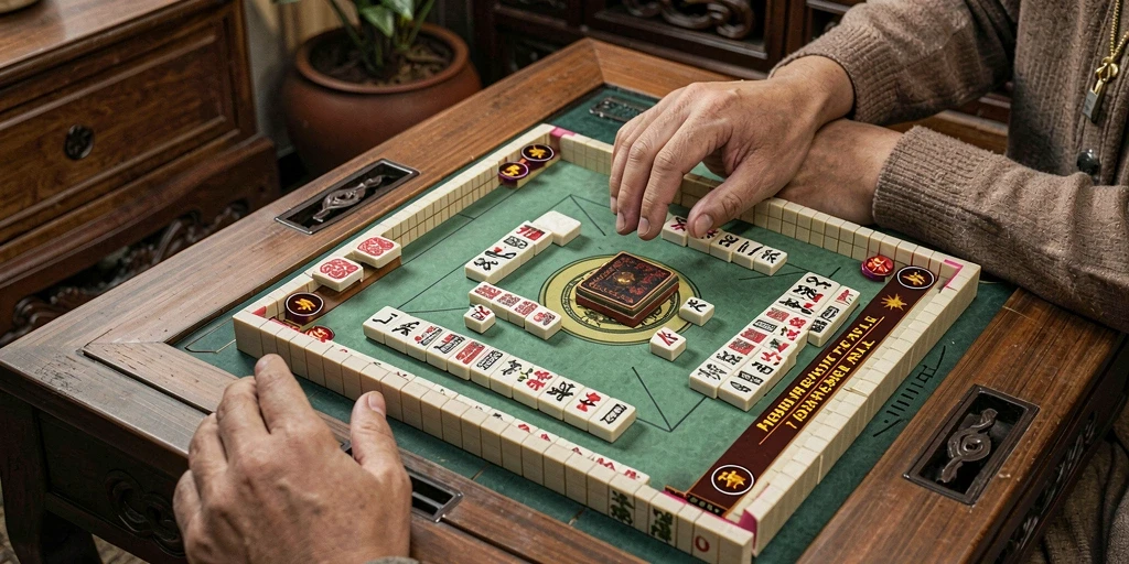Tampilan utama gameplay GB777 dengan desain Mahjong yang menarik.