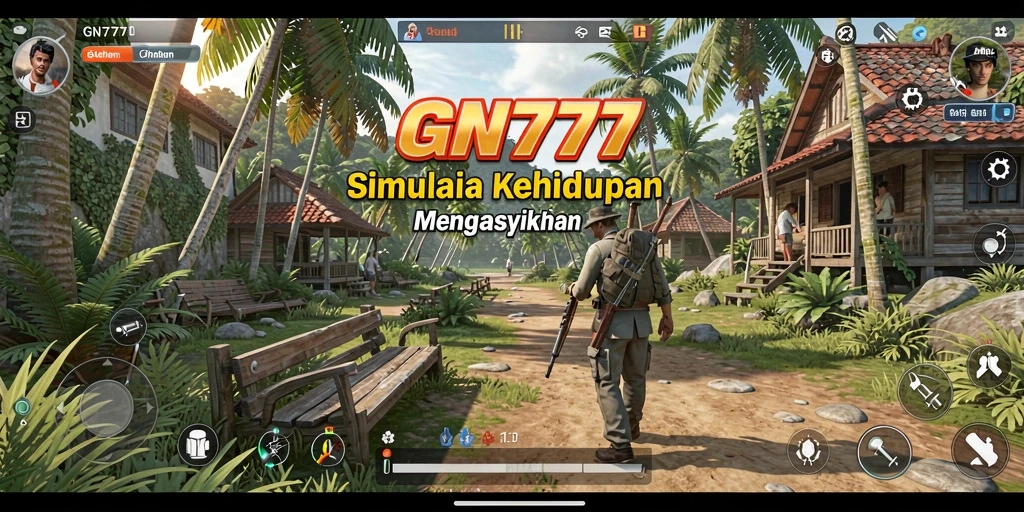 Tampilan gameplay GN777 yang seru dalam simulasi kehidupan.