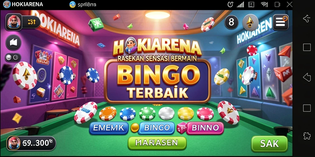 Tampilan gameplay HOKIARENA yang menarik dan interaktif.