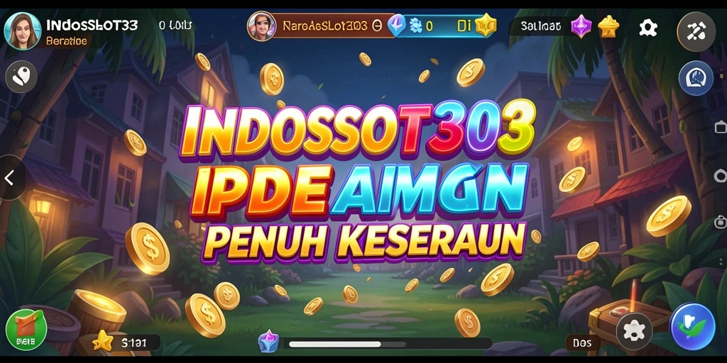 Tampilan gameplay <strong>INDOSLOT303</strong> yang memikat dan penuh warna.