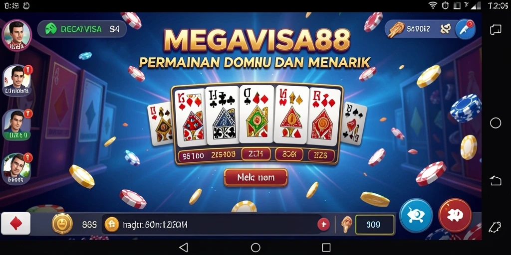 Tampilan gameplay seru dalam MEGAVISA88 dengan efek grafis yang menawan.