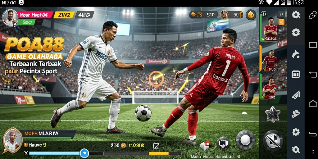 Tampilan gameplay seru di POA88 dengan elemen olahraga yang menarik.