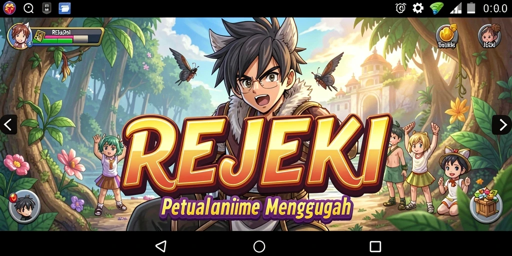 Tampilan gameplay menawan dari game Anime REJEKI.
