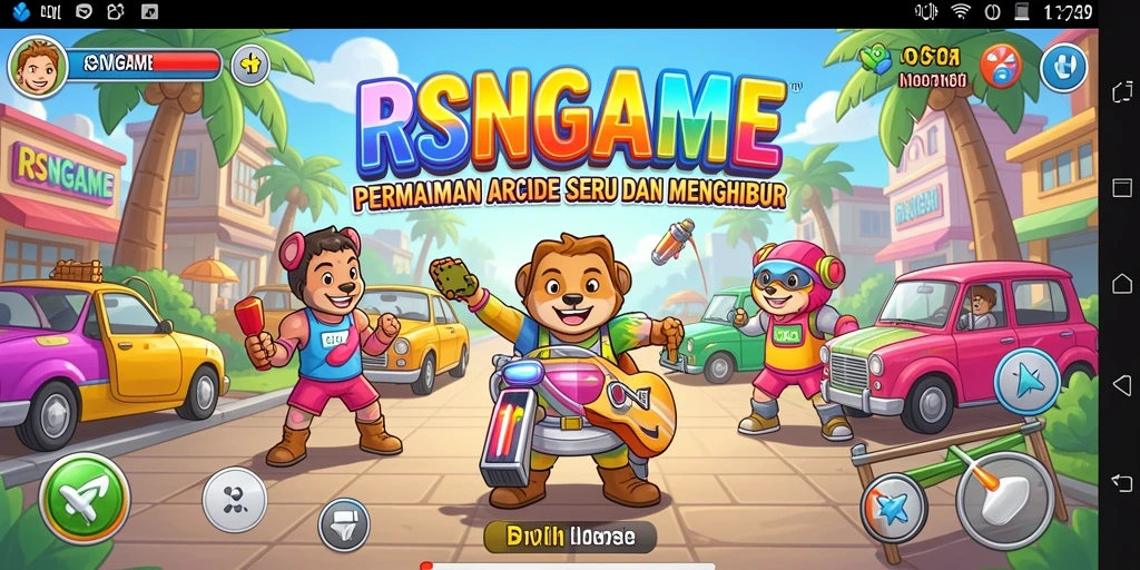 Tampilan gameplay RSNGAME yang seru dan penuh tantangan.