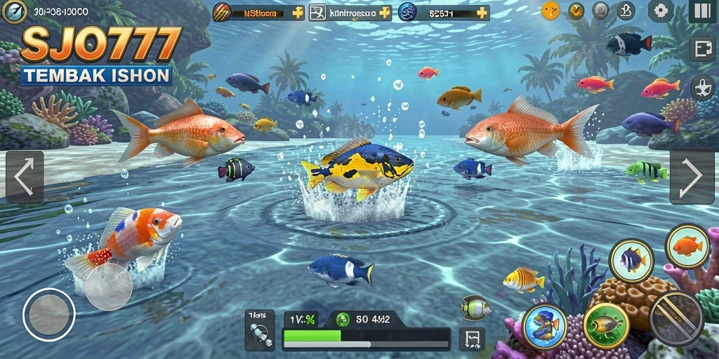 Gameplay menarik Tembak Ikan di SJO777 dengan efek visual mengesankan.