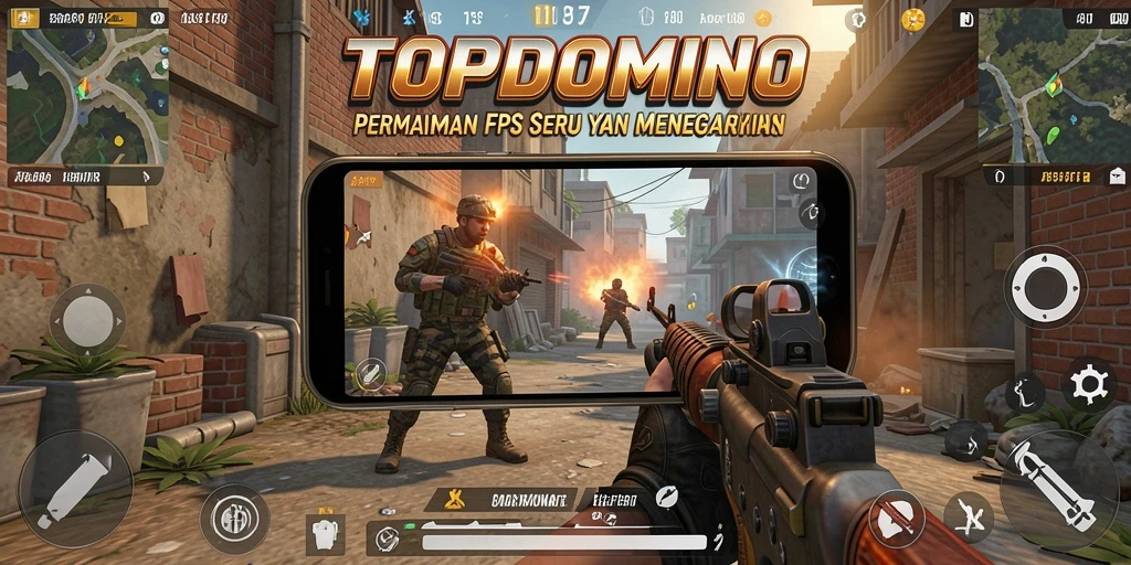 Gameplay seru dan menegangkan dalam TOPDOMINO.