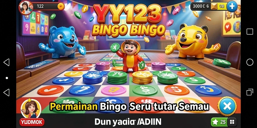 Tampilan gameplay Bingo yang seru dan menegangkan.