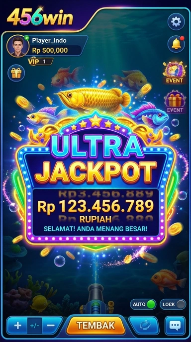 Tampilan antarmuka utama aplikasi 456win.